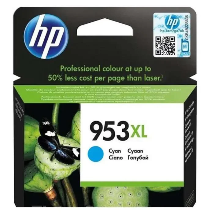 Cartridge HP F6U16AE, č. 953XL - azurový Kup Teď