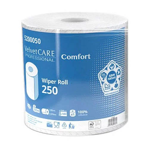 Utěrky průmyslové Velvet Care Professional 250 Comfort, 2-vrstvé, 1 role Zlevněný