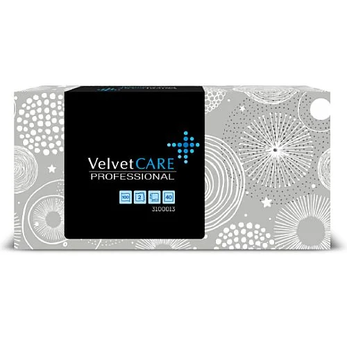 Papírové kapesníkyVelvet Care Proffesional, bílá, 2-vrstvé, 100 ks Nejlepší Cena