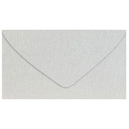 Dopisní obálka metalic stříbrná, 110 x 220 mm Nakupujte Hned