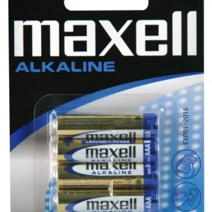 Maxell Alkalická mikrotužková baterie AAA - balení 4 ks blistr Objednat Nyní