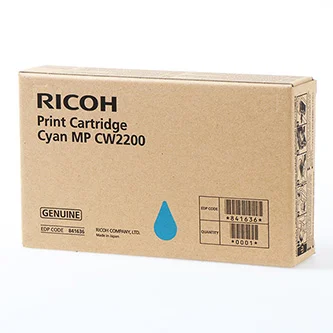 Rychlé Dodání Ricoh originální ink 841636, 841640, cyan, Ricoh MPC W2200SP, MP CW2201