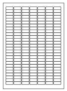 Samolepící etikety Economy - 25,4x10 mm, papírové, bílé, 100 archů Ověřený