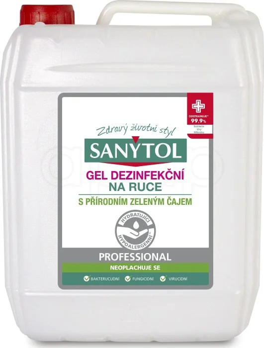 Cenová Bomba Sanytol gel dezinfekčnína ruce 5l