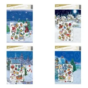 Adventní kalendář samolepky 245x360mm Expresní Doručení