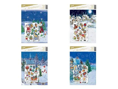 Adventní kalendář samolepky 245x360mm Expresní Doručení