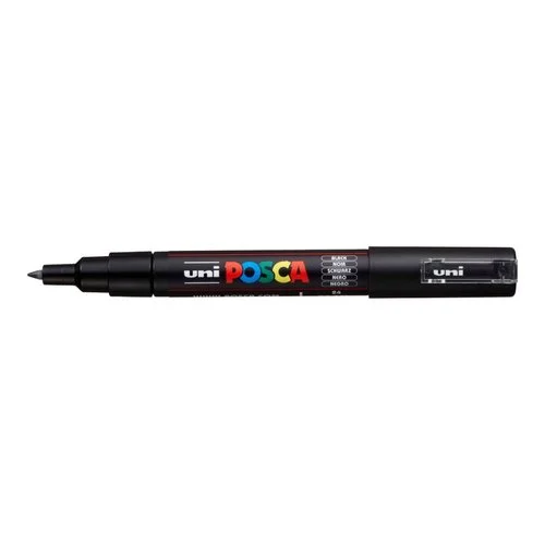 Posca popisovač PC-1M, 0,7 - 1 mm, černá (24) Autentický