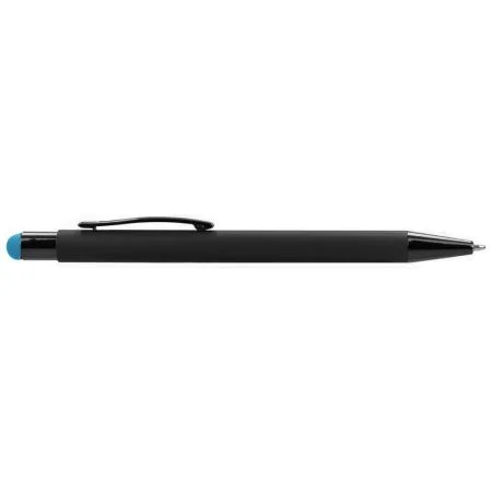 Nová Kolekce Propiska metal Talin Black soft touch černo-světlemodrá