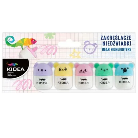 Zvýrazňovače MINI Medvědi 5 barev Omezená Nabídka